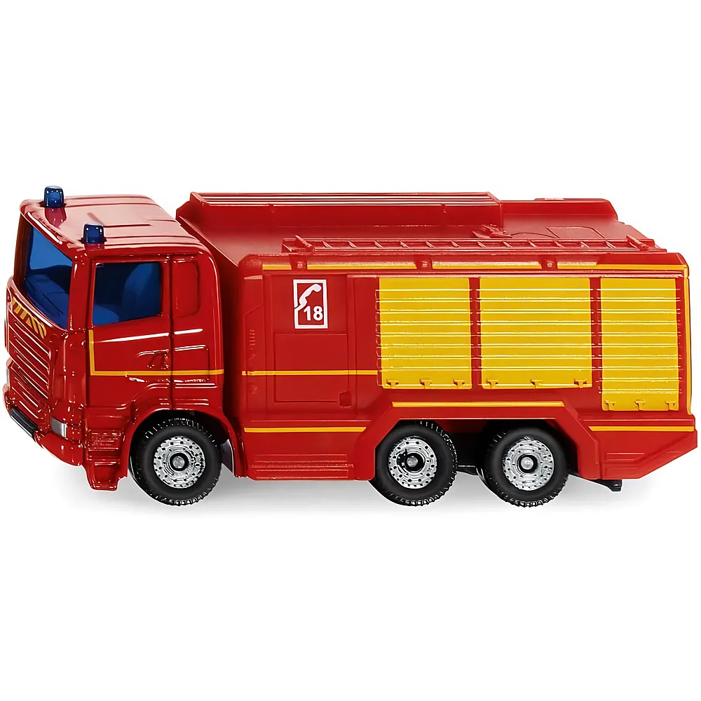 Siku Feuerwehr Tankl�schfahrzeug Frankreich, Spielzeug-Auto, Metall/Kunststoff, Rot, Anh�ngerkupplung - Suche