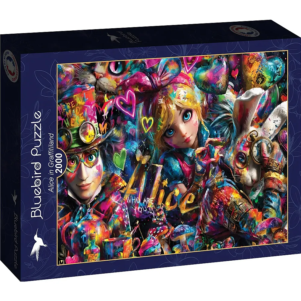 Bluebird Puzzle Alice im Graffitiland - 2000 Teile