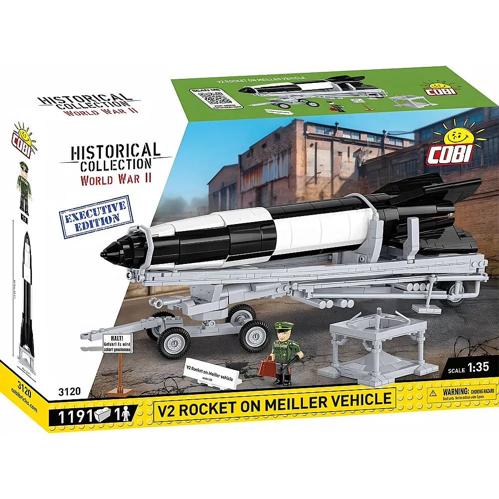 COBI Historical Collection V2 Rakete & Transporter 3120