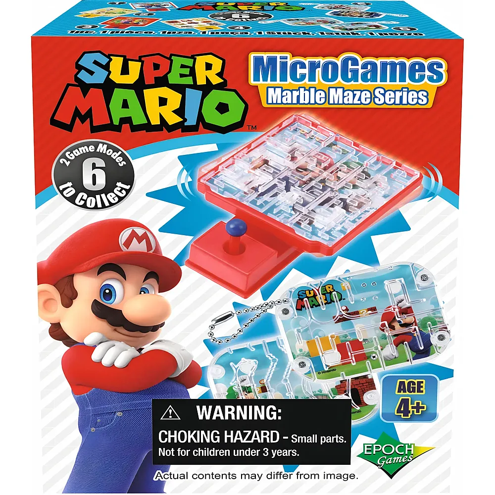 Epoch Super Mario BB Maze Game Mini Spiel