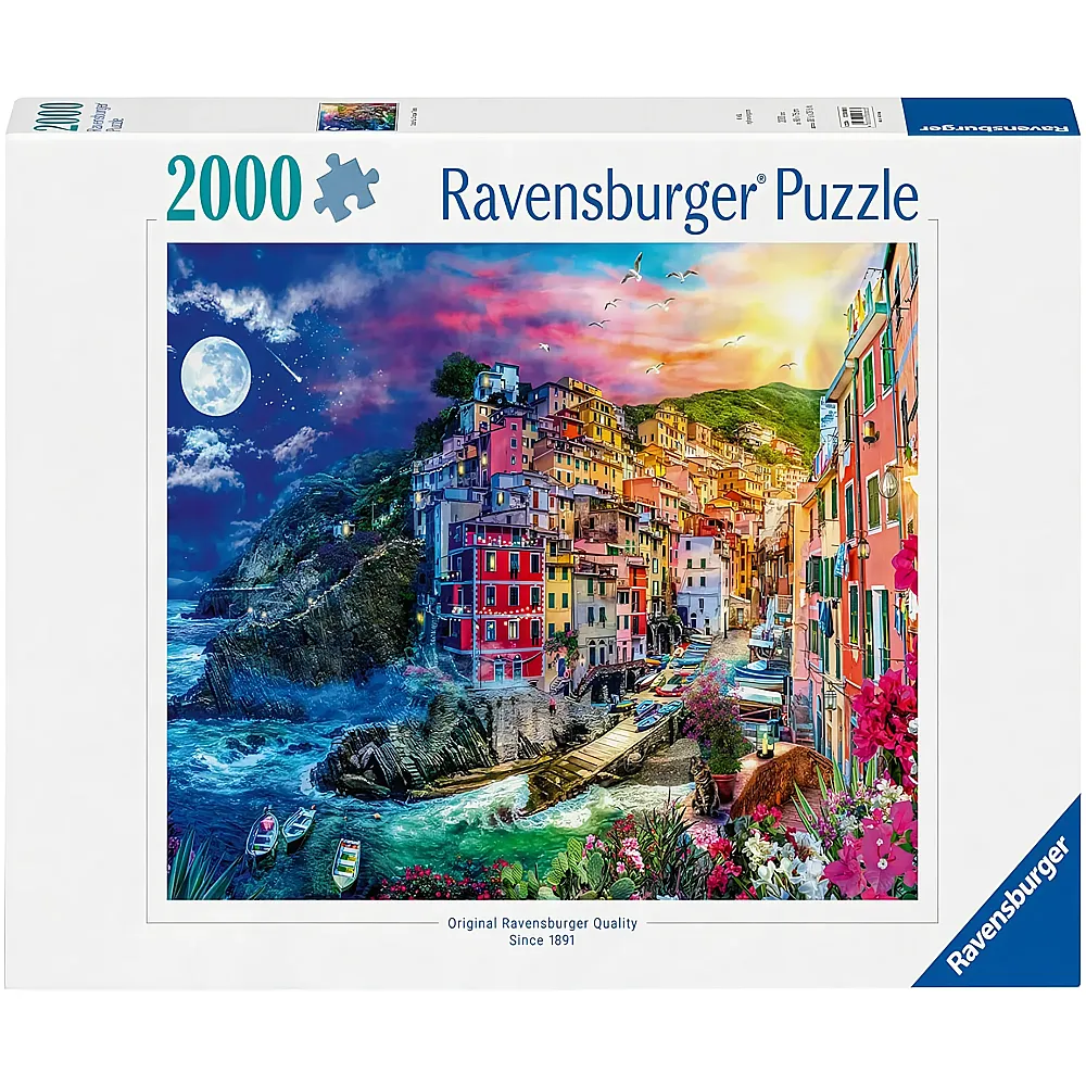 Ravensburger Puzzle Farbenfrohe Cinque Terre 2000Teile