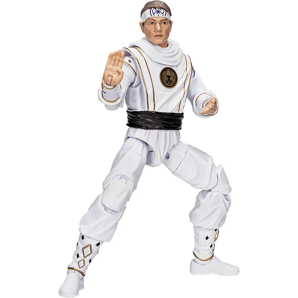 Hasbro Power Rangers Cobra Kai Lightning Collection Morphed Daniel LaRusso White Crane Ranger - 15 cm