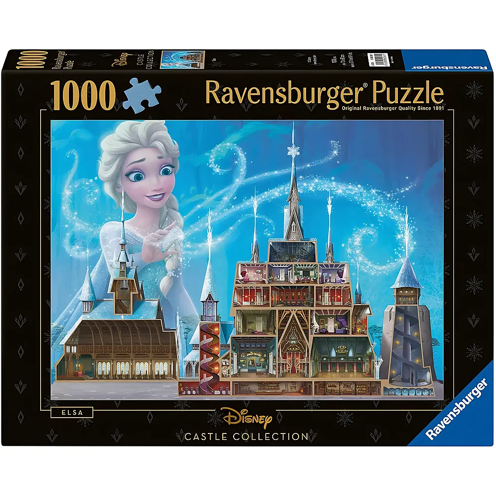 Ravensburger Puzzle Castle Collection Disney Princess Schloss Elsa 1000Teile