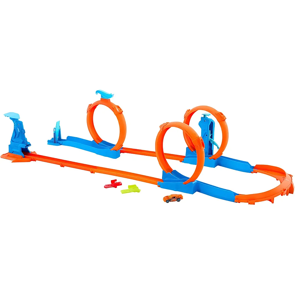 Hot Wheels Track Creator Dreifach-Looping 1:64