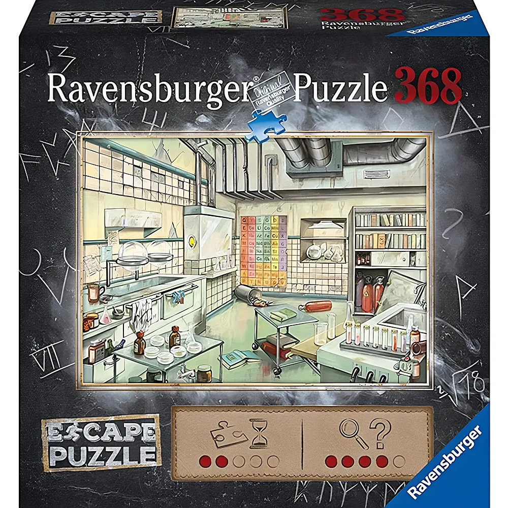 Ravensburger Puzzle Escape Das Labor 368Teile
