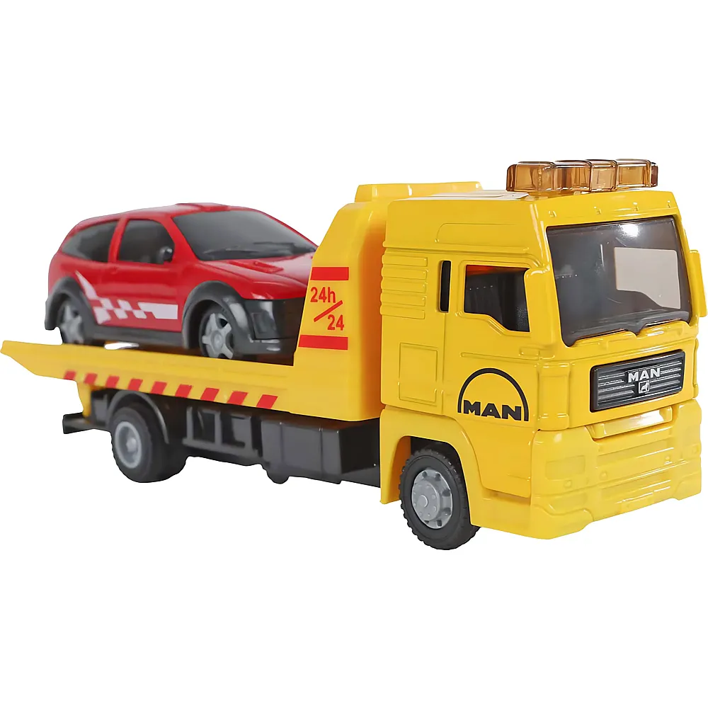 Kids Globe Traffic Man Truck Bergungswagen mit Auto