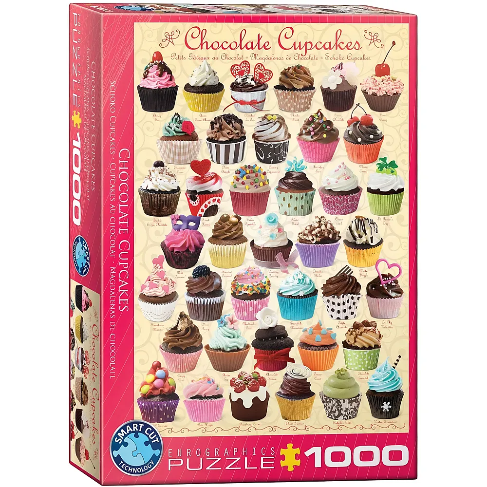 Eurographics Puzzle Shokoladen Cupcakes - 1000 Teile - Puzzle 1000 Teile