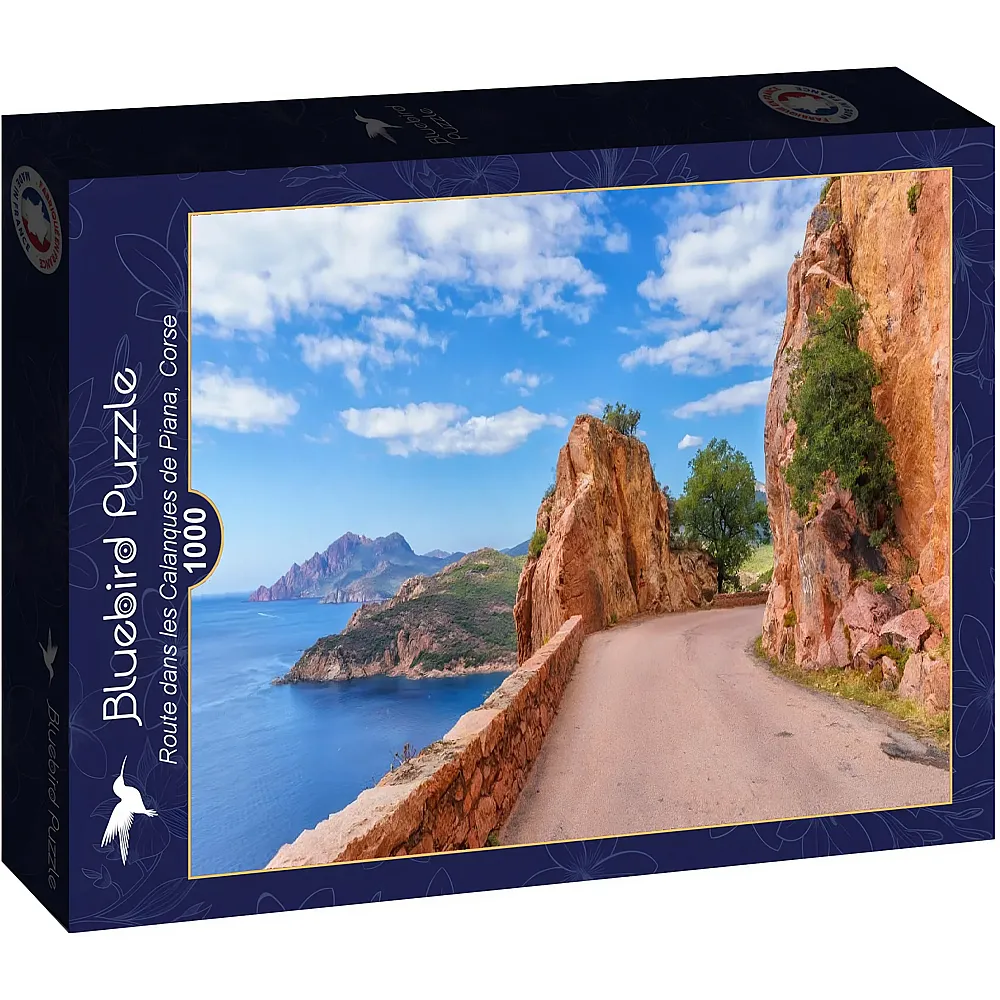 Bluebird Puzzle Route dans les Calanques de Piana, Corse - 1000 Teile