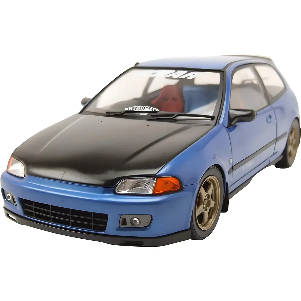 Solido 1:18 Honda Civic EG6 Works Cobalt Blue Pearl 1991 - Die-Cast 1:18