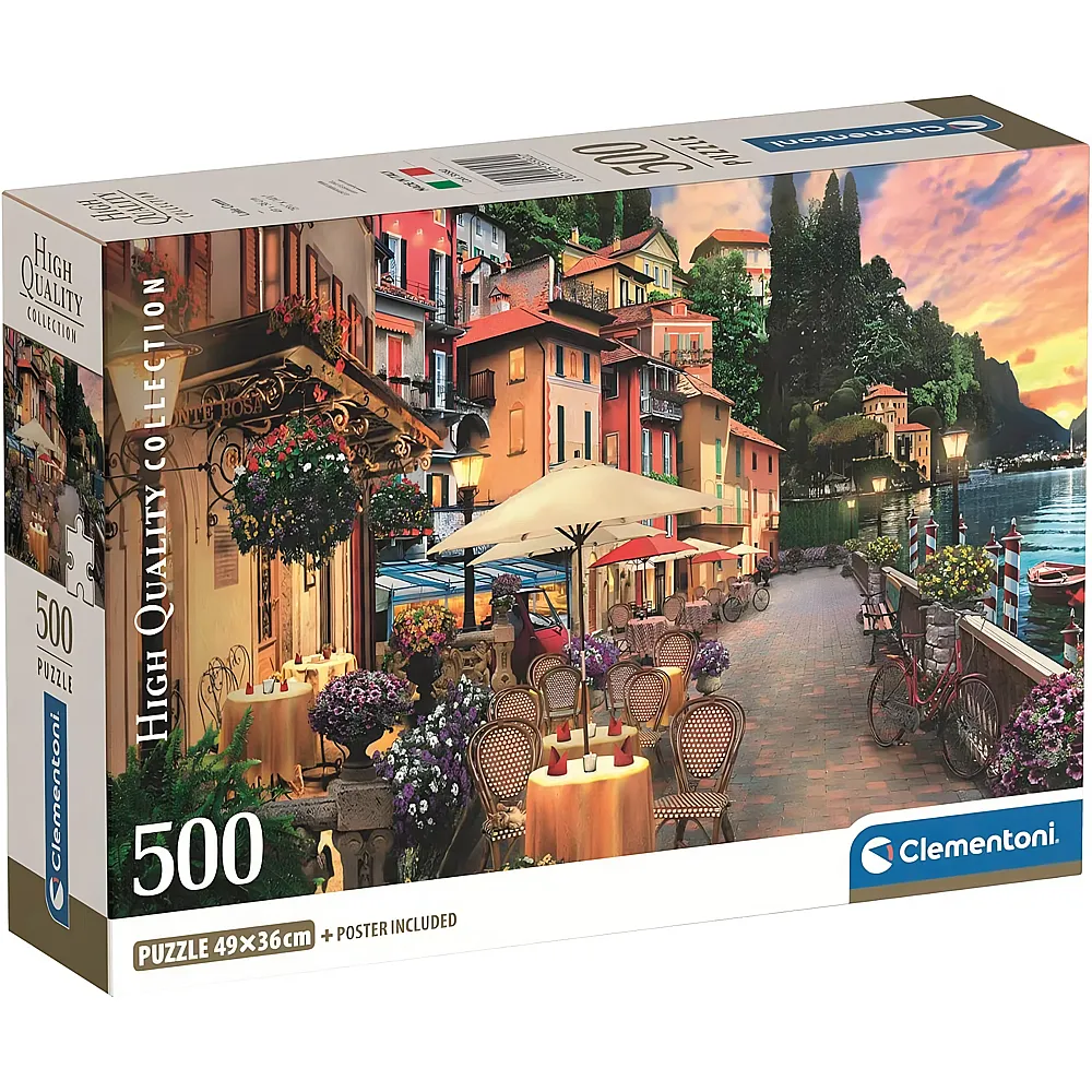 Clementoni Puzzle High Quality Collection Comer See, Italien 500Teile