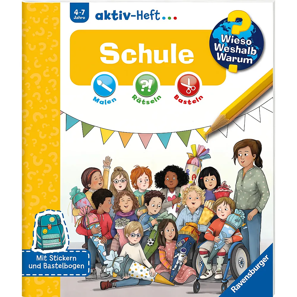 Ravensburger Wieso Weshalb Warum aktiv-Heft: Schule