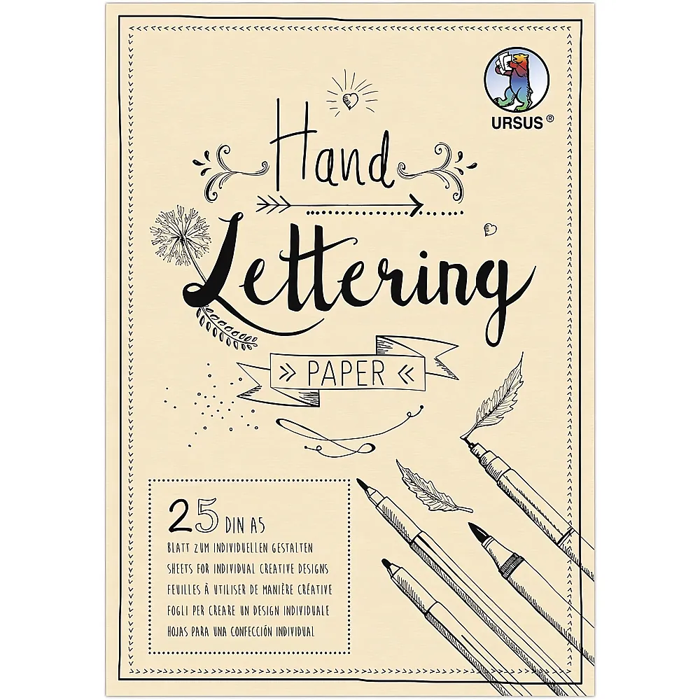 meinspielzeug - Ursus Handlettering Paper A5