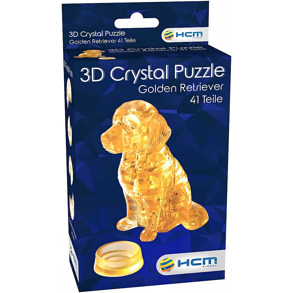 HCM Kinzel Puzzle 3D - 41 Teile - Golden Retriever