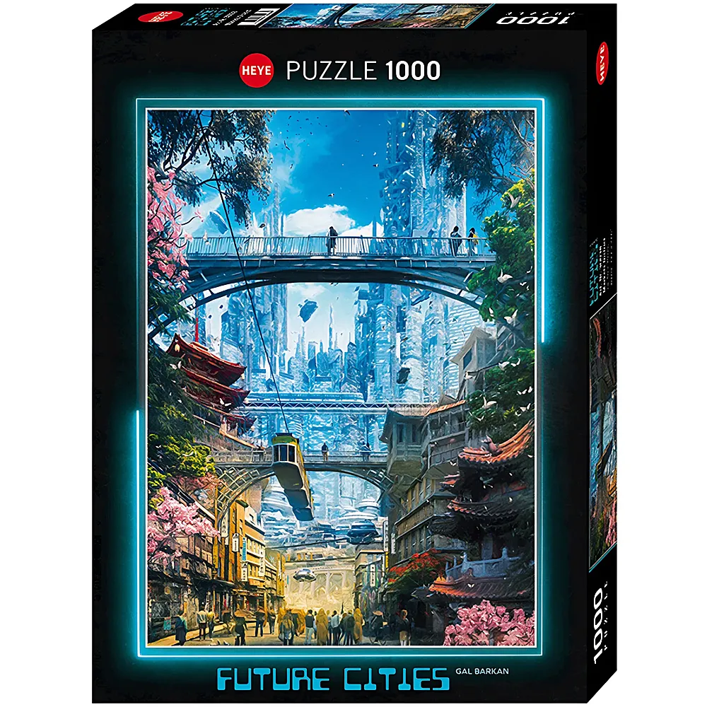 Heye Puzzle Future Cities Markets District - 1000 Teile
