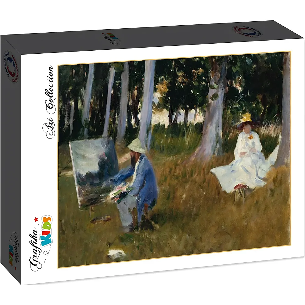 Grafika Puzzle Art Collection John Singer Sargent Claude Monet, 1885 - 12 Teile