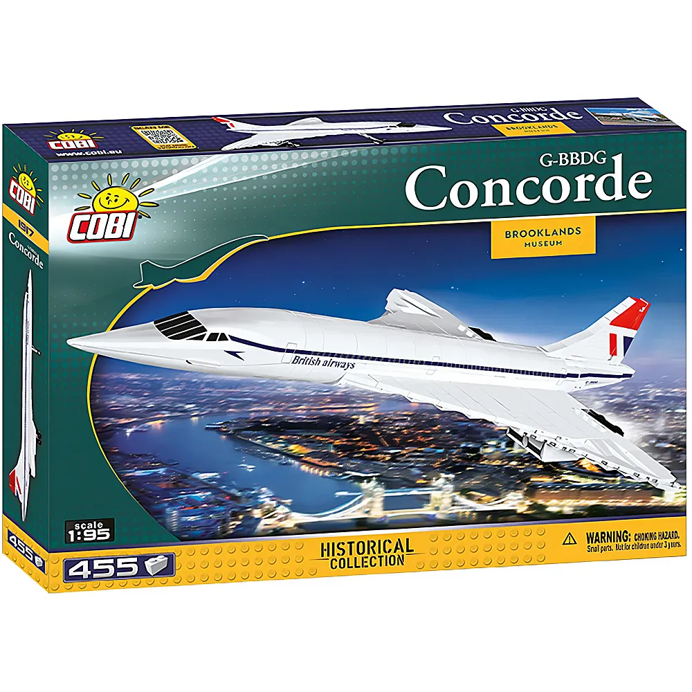 COBI Historical Collection Concorde G-BBDG 1917