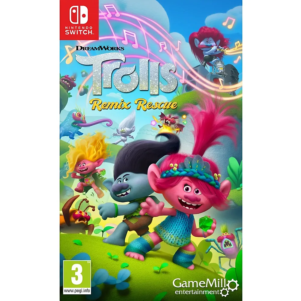 GameMill Switch Trolls Remix Rescue