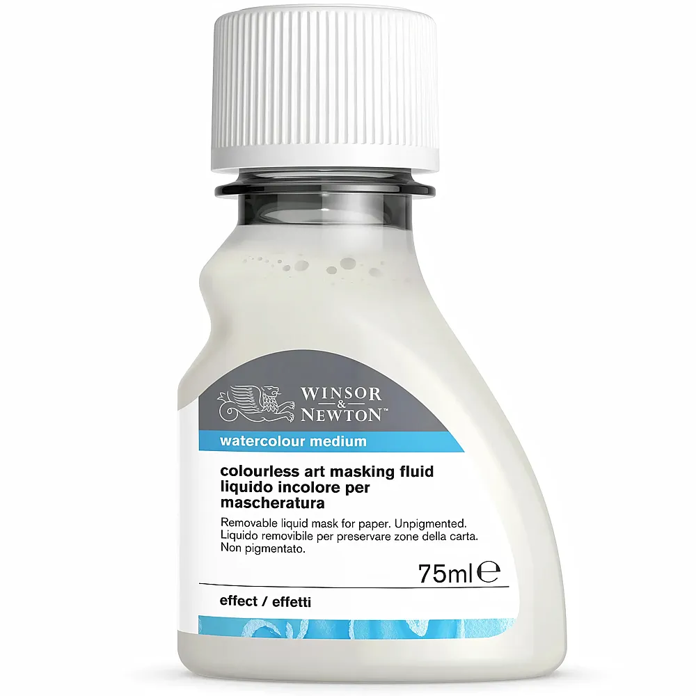 Winsor & Newton W&n Aquarellmalmittel Maskiergummi Farblos 75ml Flasche - Marques
