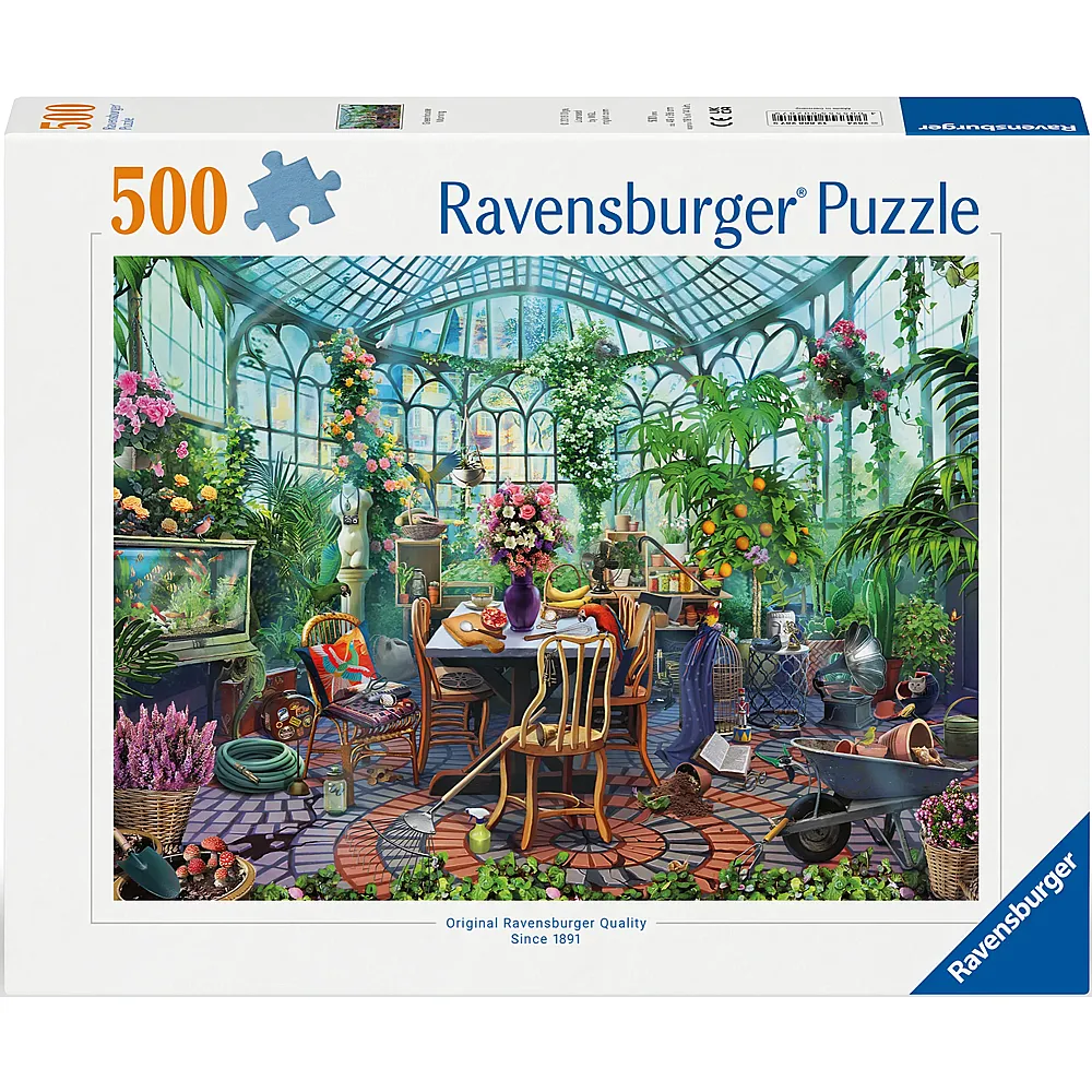 Ravensburger Puzzle Morgen im Gew�chshaus - 500 Teile