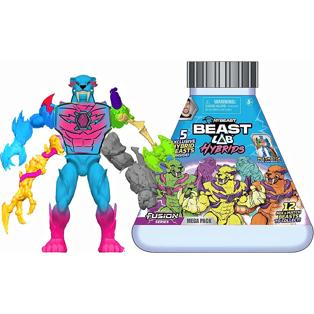 Moose Toys Mr Beast Lab Hybrids 5 St�ck 5 Hybrid-Figuren 1 exklusiv,