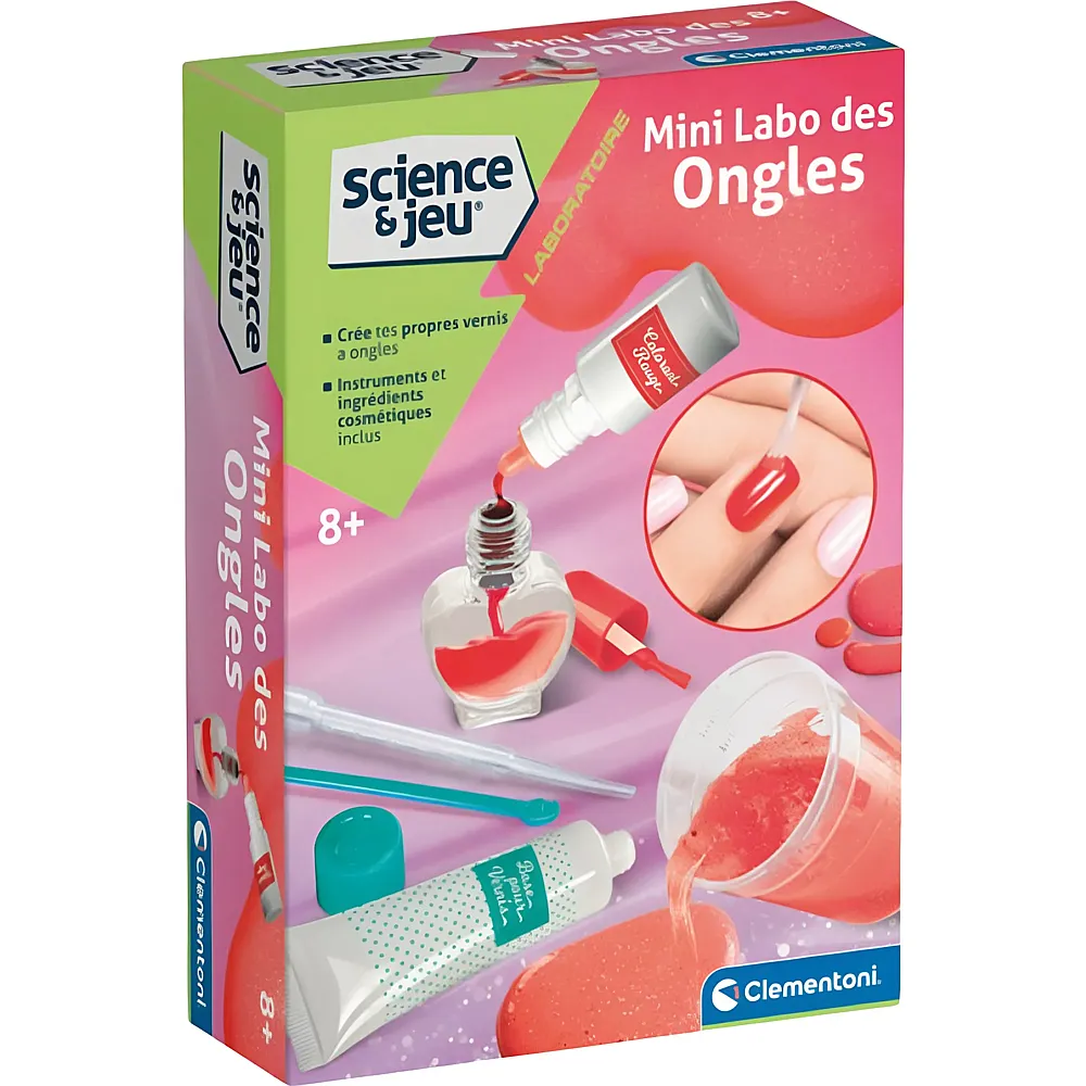 Clementoni science & jeu Mini Labo des ongles - Franais
