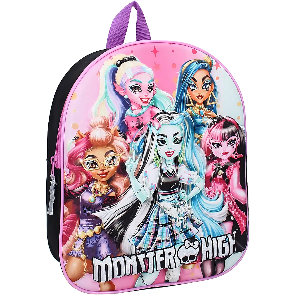 Vadobag Monster High 3D Rucksack  The Boo Crew  Rucksack f�r Kinder  Schule  Kindergarten  Mehrfarbig  Masse 32 x 26 x