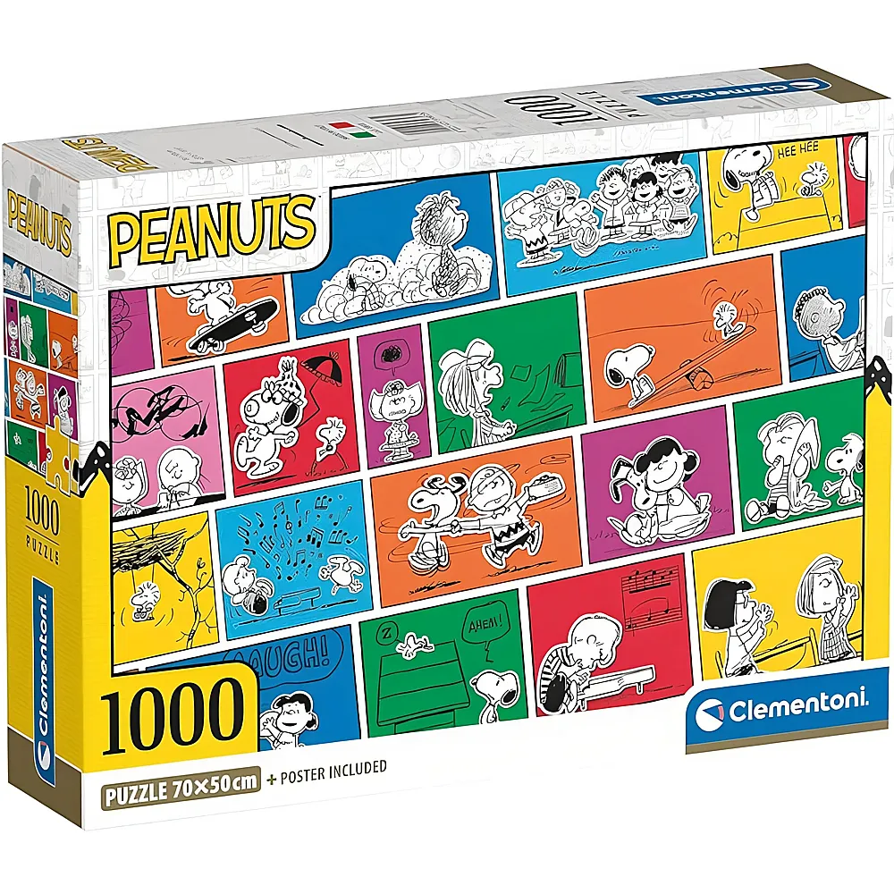 Clementoni Puzzle Peanuts Snoopy 1000Teile