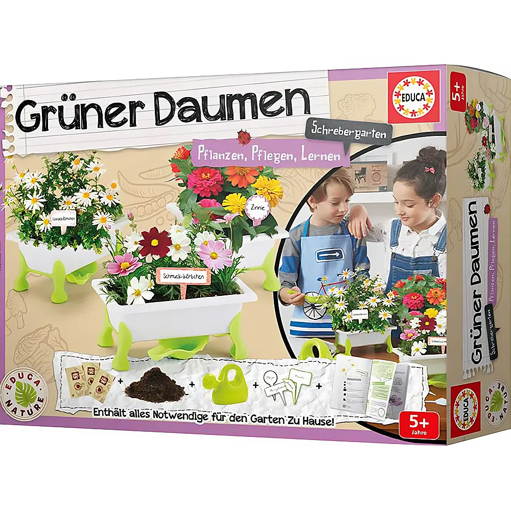 Educa Grner Daumen Blumen DE