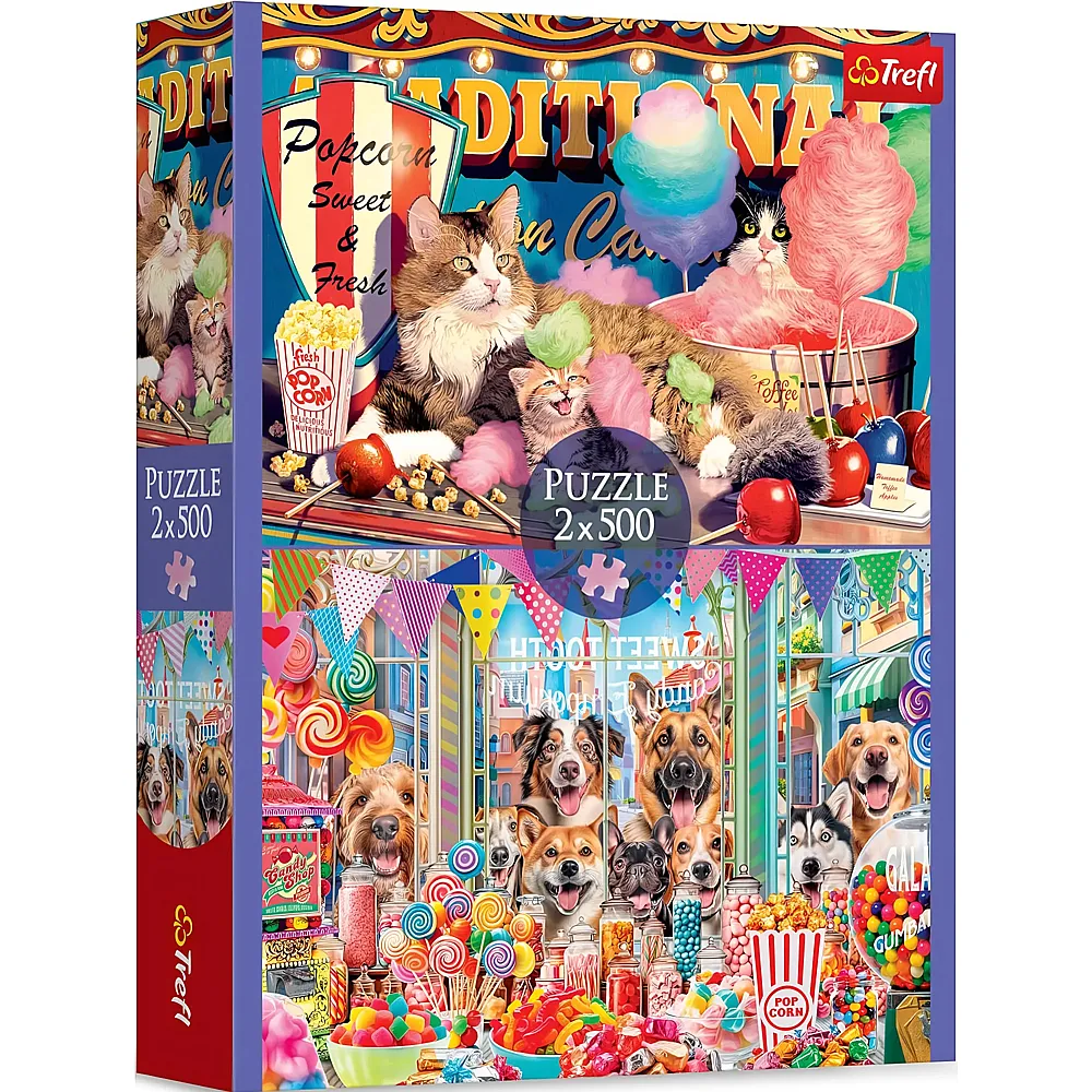 Trefl Puzzle Flauschige Freunde 500Teile