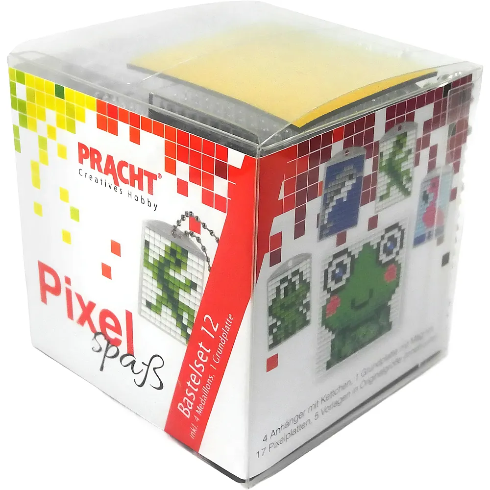 Pracht Pixel Bastelset Frosch, Delfin, Gekko und Flamingo Nr.12