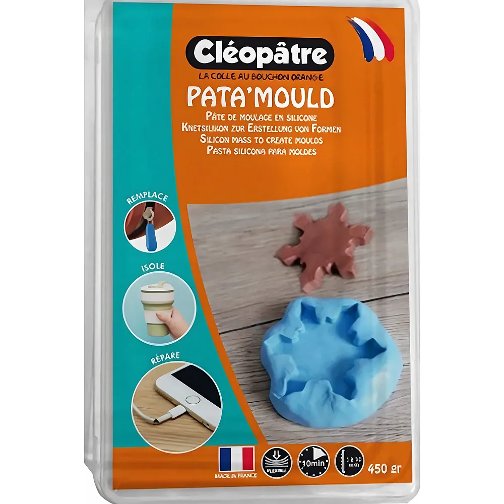 Cleopatre Patamould Knetsilikon Blau Und Weiss 2x225g