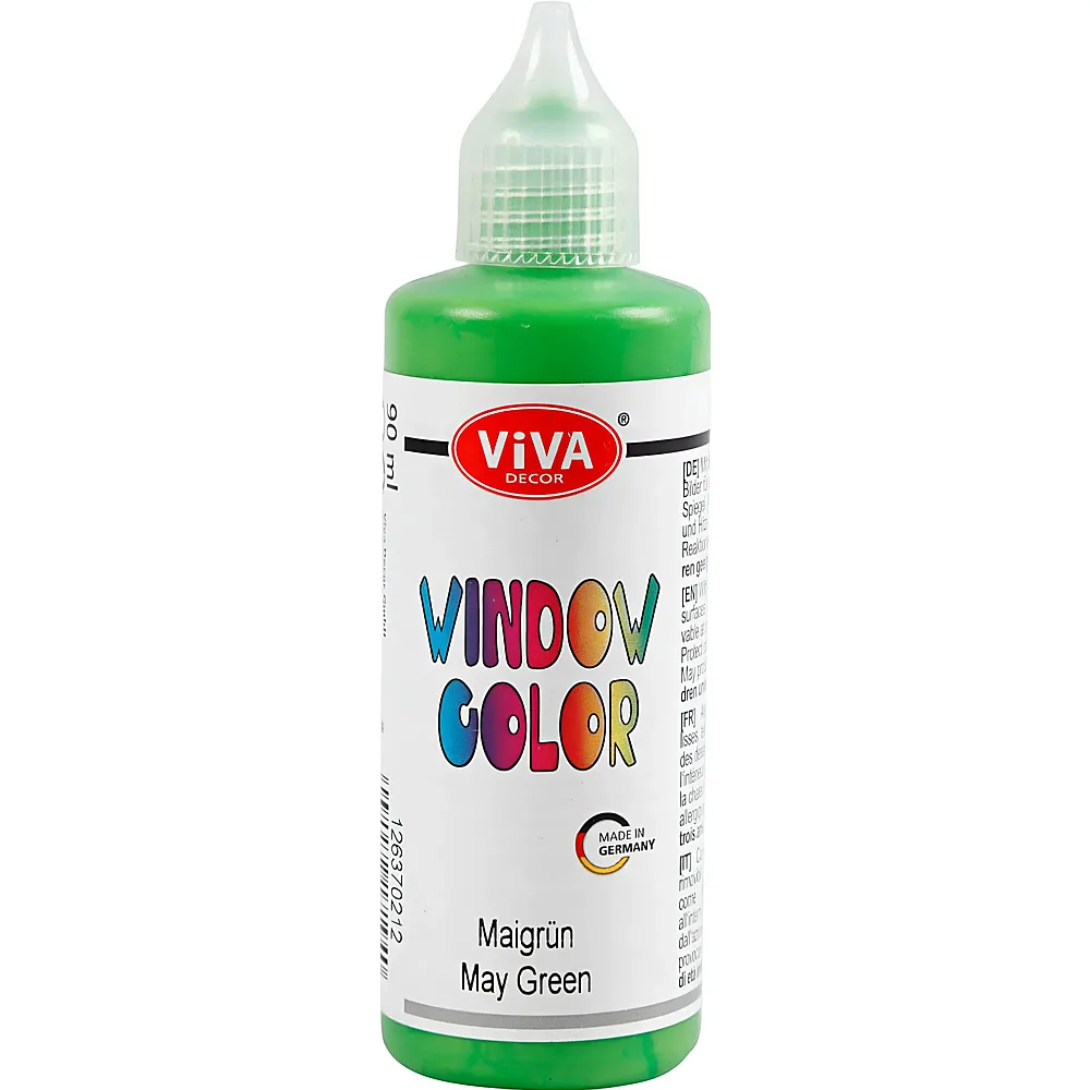 Creativ Company Fensterfarbe, Aufkleber und Glasfarbe  Hellgr�n, 90 ml - Suche