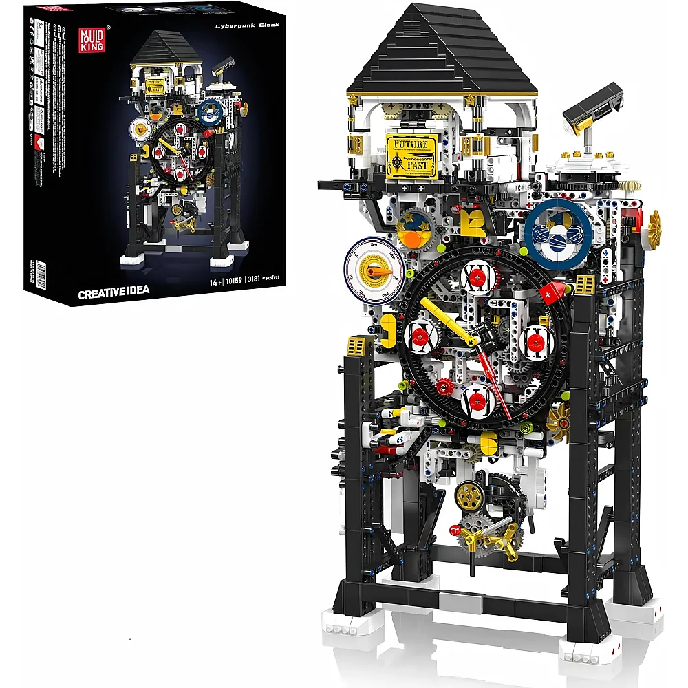Mould King Creative Idea Cyberpunk Uhr 10159 - Klemmbausteine