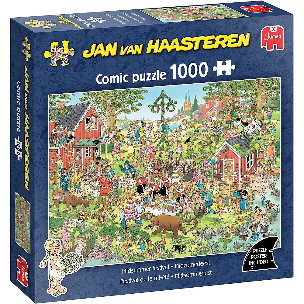 Jumbo Puzzle Jan van Haasteren Mittsommerfest - 1000 Teile
