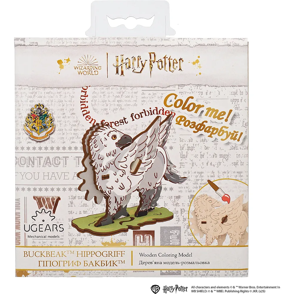 Ugears Model HP Coloring Buckbeack Hyppogreif 8 St. fr-de-en-pol-e
