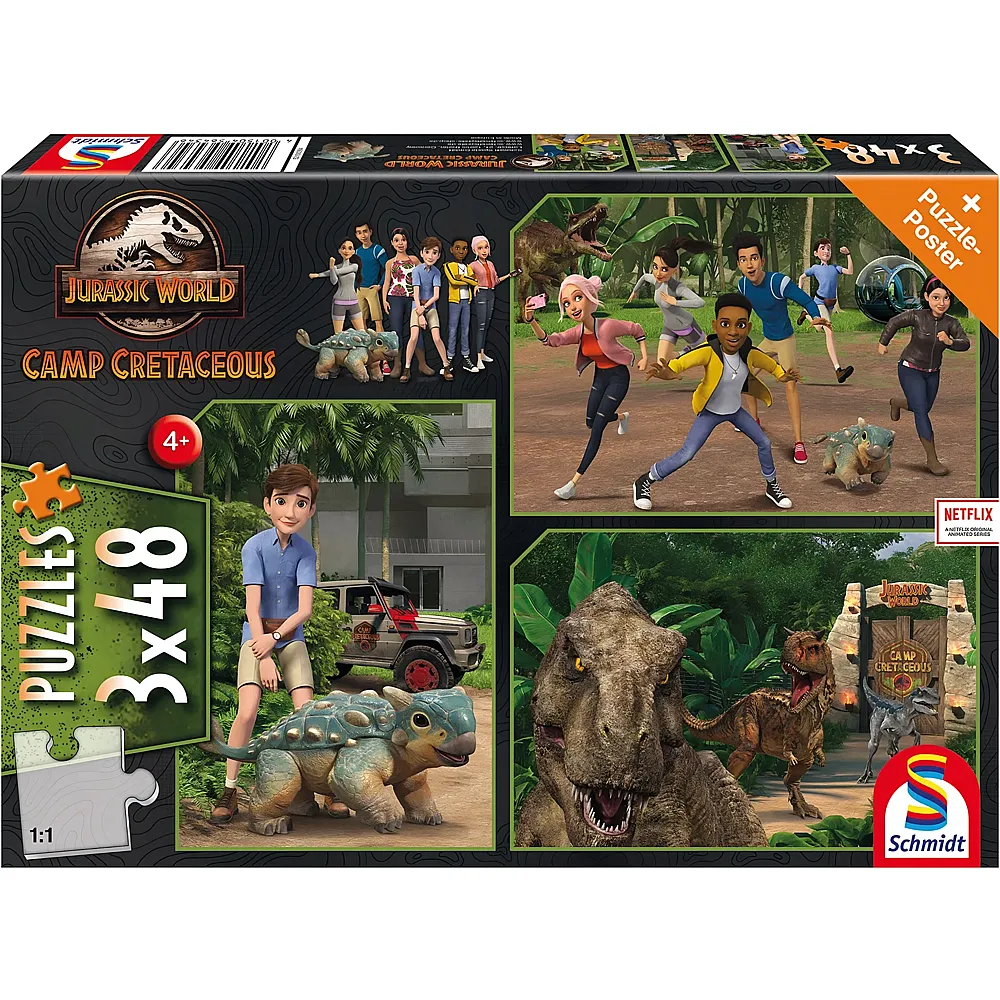 Schmidt Puzzle Jurassic World Abenteuer auf Isla Nublar - 48 Teile