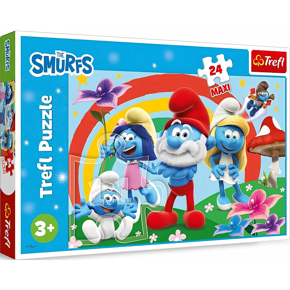 Trefl Puzzle Die Schl�mpfe Schlumpf-Tag 24Teile