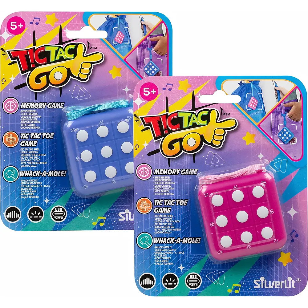 Silverlit Tic Tac Go 12 2-fach ass., 6x1x6 cm, 5 Modi,