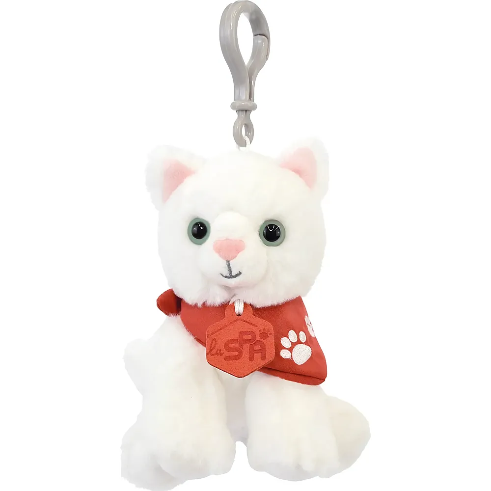 meinspielzeug - Doudou et Compagnie Schl�sselanh�nger Katze Weiss - 13 cm | Accessoires