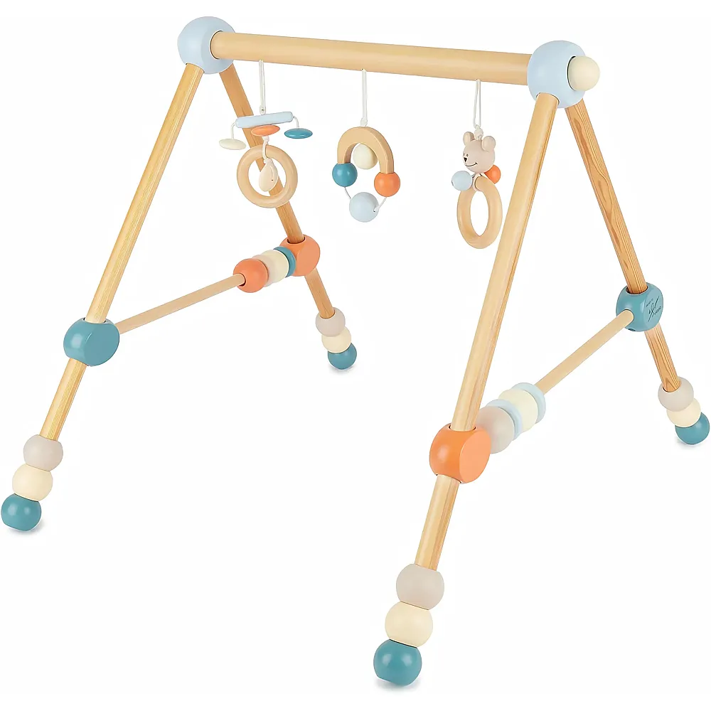 Bieco Spieltrapez h�henverstellbar  Baby Holz  Spielebogen  Activity Center Gym  Holzspielzeug