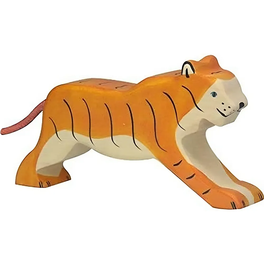 Holztiger Tiger laufend | Wildtiere
