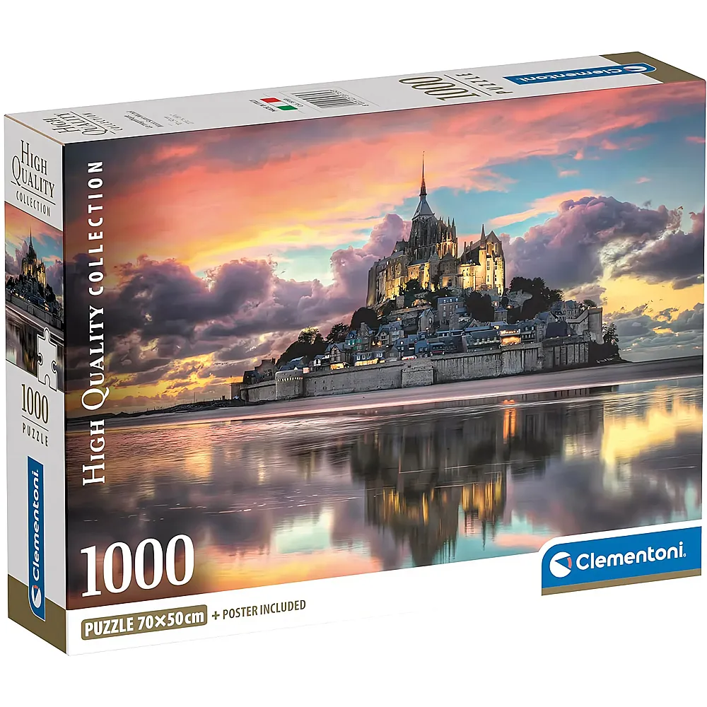 Clementoni Puzzle High Quality Collection Le Magnifique Mont Saint-Michel 1000Teile