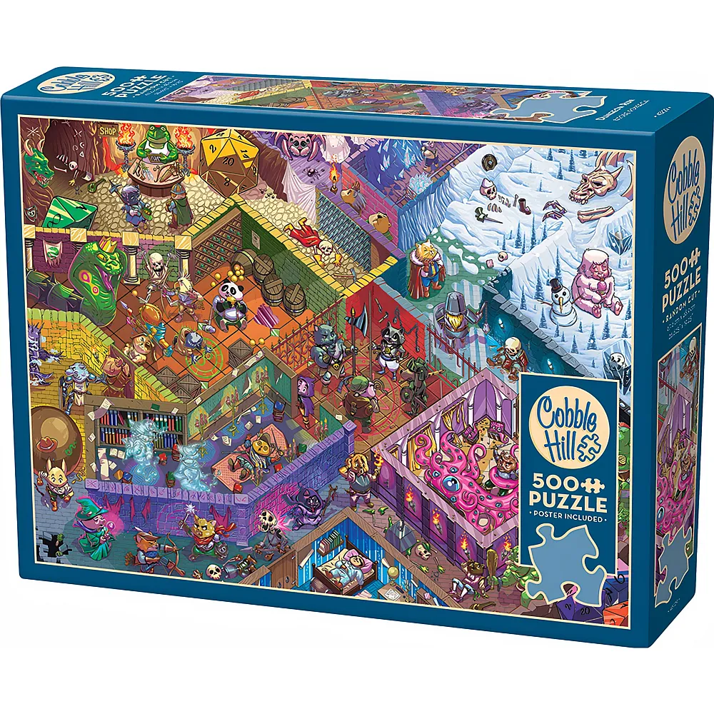 Cobble Hill Puzzle Dungeon-Lauf 500Teile