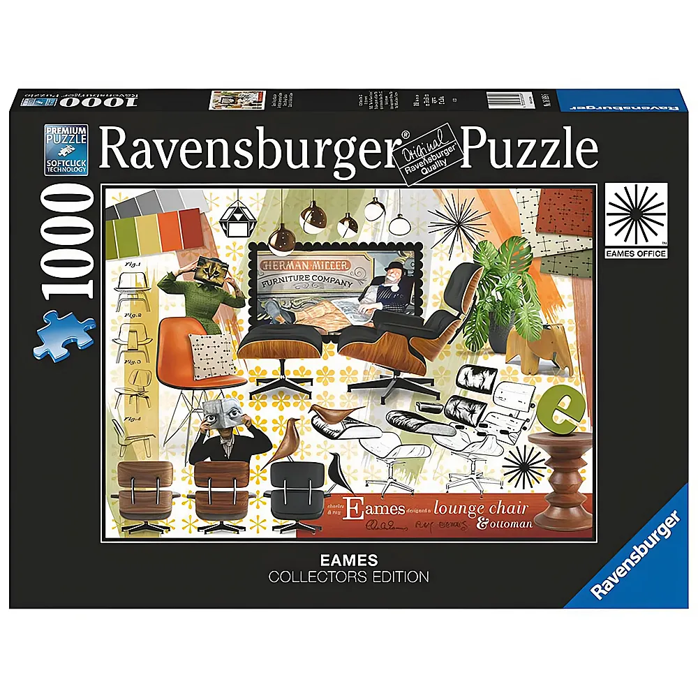 Ravensburger Puzzle Eames Design Klassiker 1000Teile