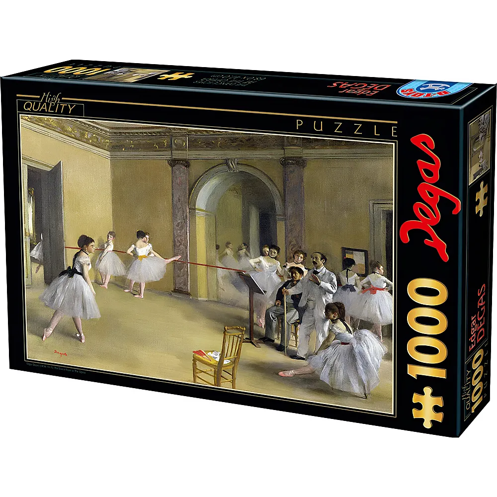 DToys Puzzle Edgar Degas Das Tanzfoyer in der Oper 1000Teile