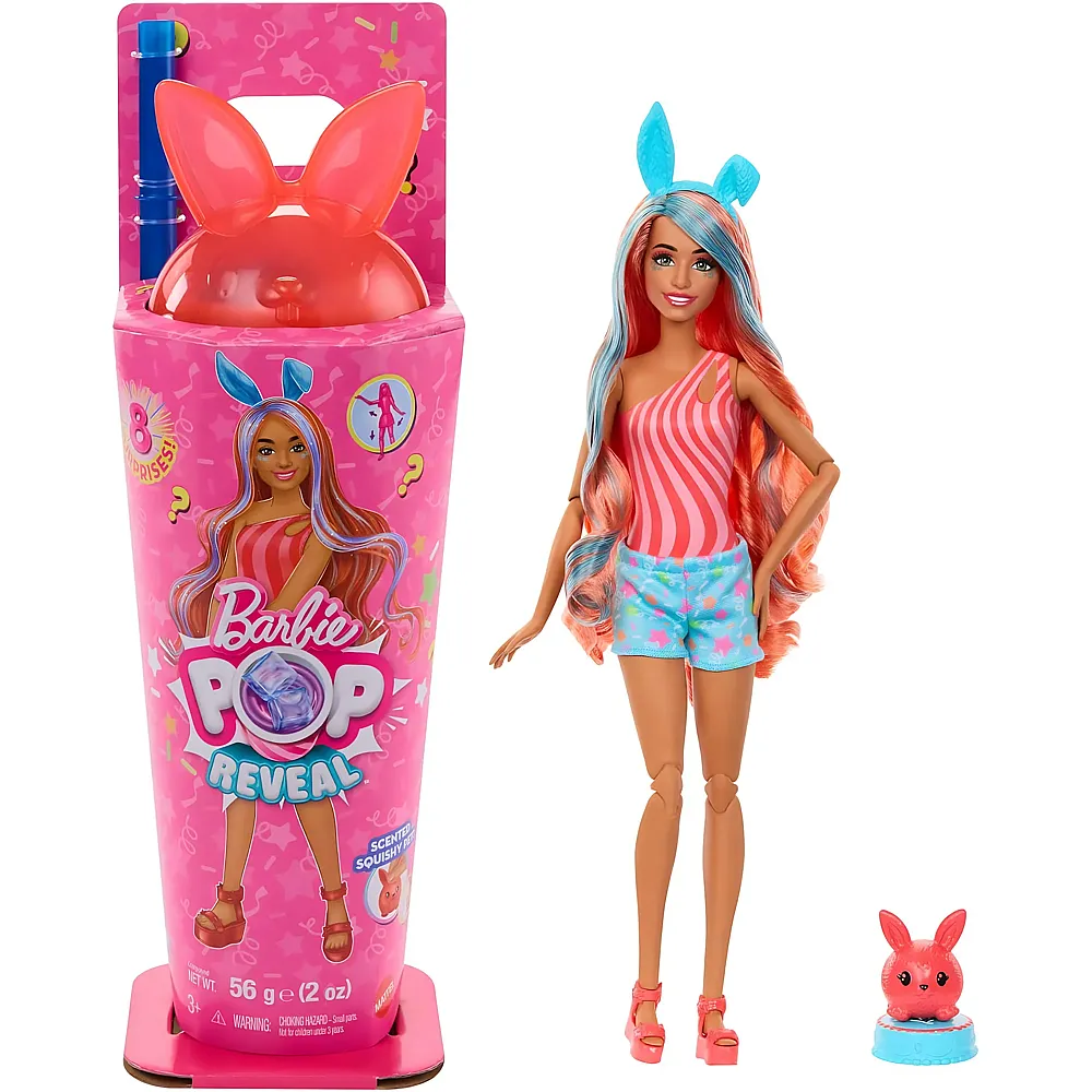 meinspielzeug - Barbie Pop Reveal Puppe und Accessoires, Shakes-Serie | Modepuppen