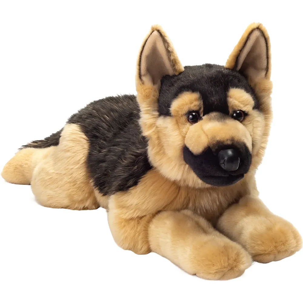Teddy-Hermann Sch�ferhund liegend - 60 cm