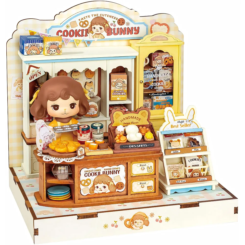 Robotime Rolife Bunnys Cookie Shop
