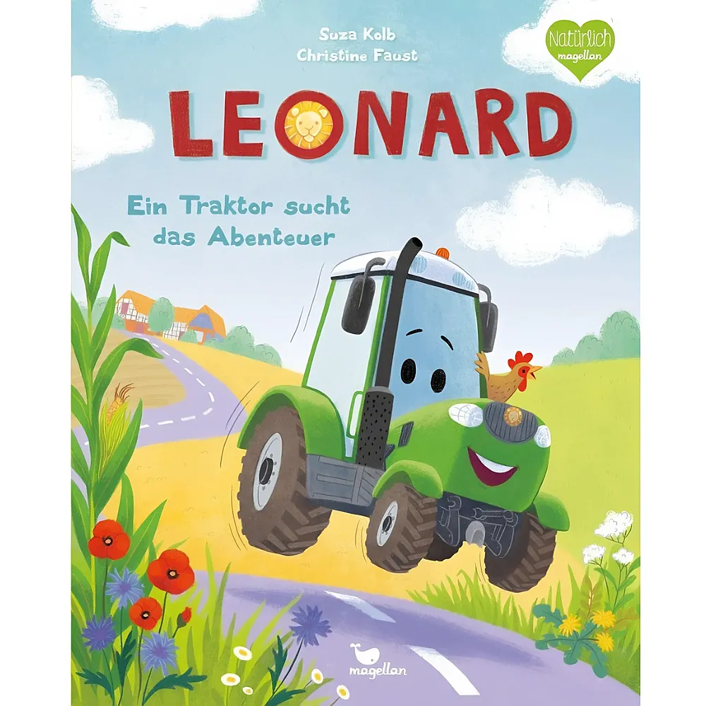 Magellan Leonard ein Traktor sucht das Abenteuer