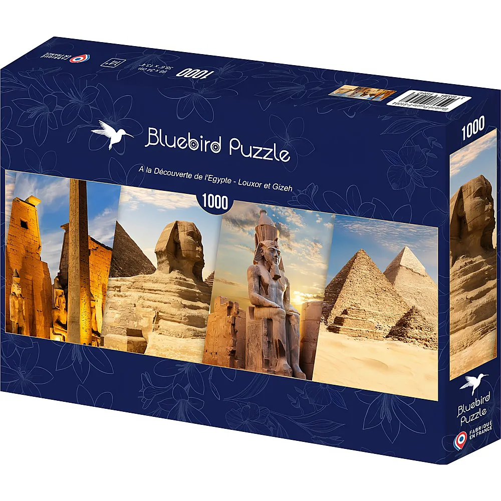 Bluebird Puzzle Entdecken Sie �gypten - Luxor und Gizeh - 1000 Teile